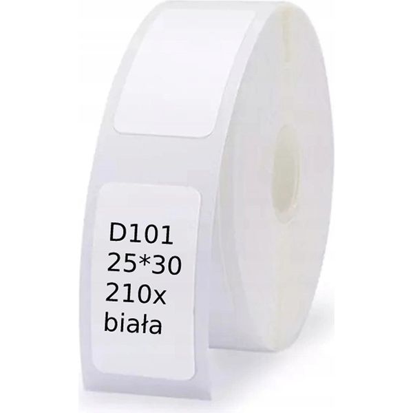 Edibazzar | Niimbot Etichette Termiche 25X30Mm Bianco 210 Pezzi Per D101-image