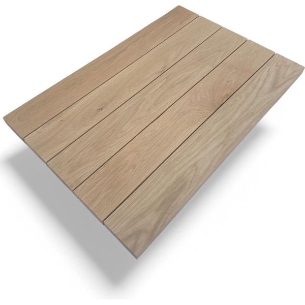 Piano In Legno Massiccio Di Rovere 180X80Cm, Piano Scrivania, Piano Tavolo-image