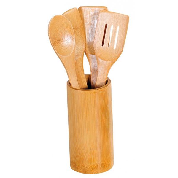 Kesper Set Di Utensili Da Cucina In Bambù, Ø 8,5 Cm, 5 Pezzi, Kesper 81102-image