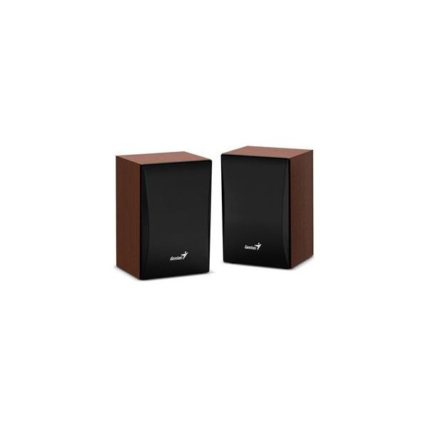 Altoparlanti Genius SP-HF380 Bt, 2.0, 3W, Marrone/Nero, Controllo Volume, Bt, Legno, Jack Da 3,5 Mm (Usb), 150Hz-20Khz-image