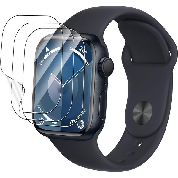 Pellicola Idrogel 3D 3X Per Apple Watch Series 4/5/6/SE 44Mm Pellicola Protettiva Corazzata-image