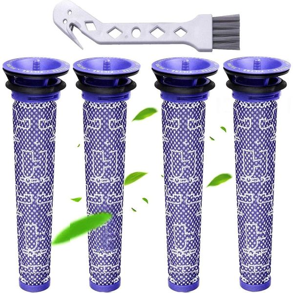4X Filtri Per Dyson V6 DC58 DC59 DC61 DC62 DC74 V7 V8 Fluffy Absolute Animal-image