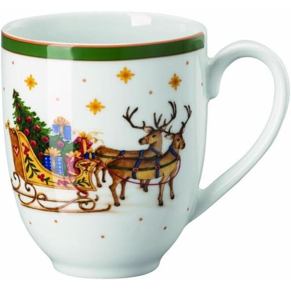 Hutschenreuther Becher Mit Henkel Happy Wintertime H. Wintertime Green 02488-727472-15505-image