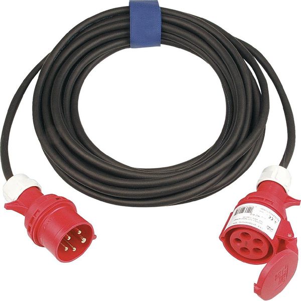 Prolunga Cee 32 A 400 V 25M H07RN-F 5X4 Mm² Nero IP44-image