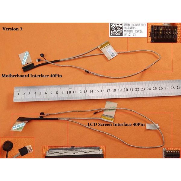 Cavo Display 40-PIN Versione 3 Con Touch Compatibile Per Asus X553MA-7G-image