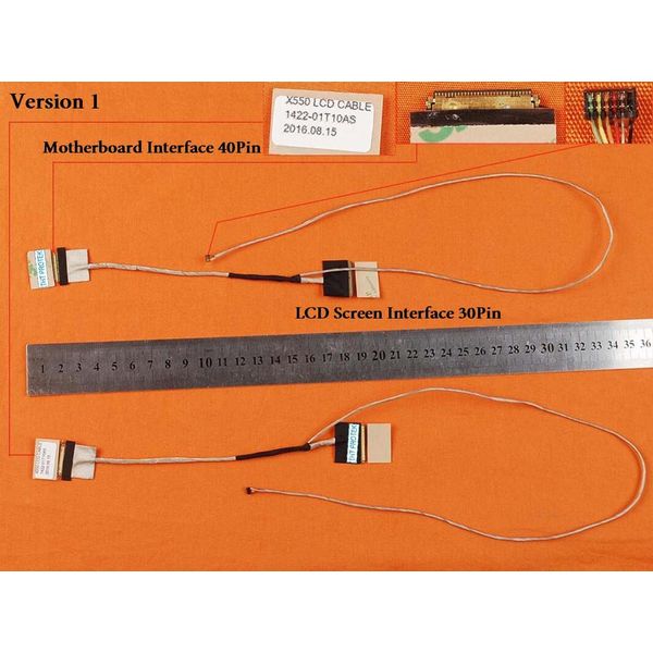 Cavo Del Display Cavo Dello Schermo Interfaccia Schermo Led 30-PIN Versione 1 Compatibile Per Asus F555LA-image
