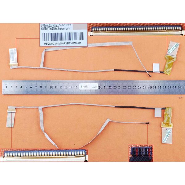 Cavo Display Ver.1 Interfaccia Scheda Madre 40Pin, Schermo Lcd 30Pin Compatibile Per Asus X550-image