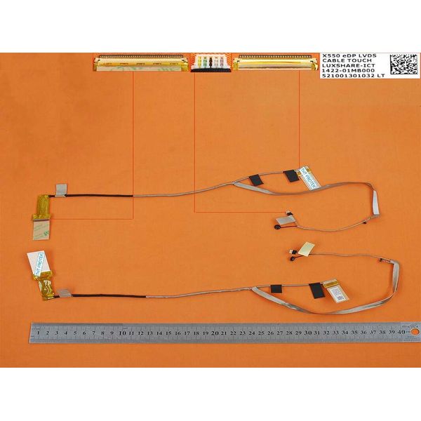 Cavo Di Visualizzazione Interfaccia Scheda Madre 40Pin, Schermo 30Pin Compatibile Per X550 Edp Lvds-image