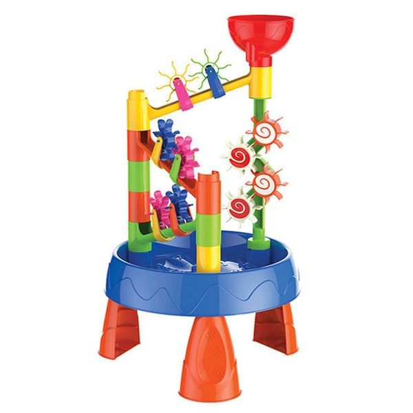 Tavolo Da Gioco Con Sabbia E Acqua Sabbiera Per Bambini Set Di Giochi Da Spiaggia Per Bambini Indoor Outdoor-image