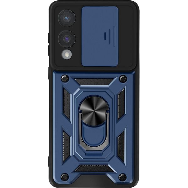 Mayaxess, Cover Samsung S25 Edge Protezione Fotocamera Ad Anello, Blu Scuro-image