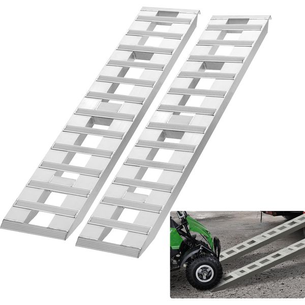 Rampa Di Carico Vevor, Rampa Di Carico, Rampa Per Auto 2721,6 Kg, Binario Di Carico Largo, Rampa Di Carico Per Auto 183 X 38 Cm, 2 Pz. Rampe, Per Moto, Rimorchi, Atv, Utv, Trattori Da Giardino, Tosaerba, Moto Da Cross, Ecc.-image