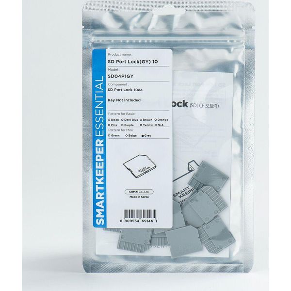 Smartkeeper SD04P1GY Smartkeeper Mini "Sd Port"" Blocker Grau 10 Stk."-image