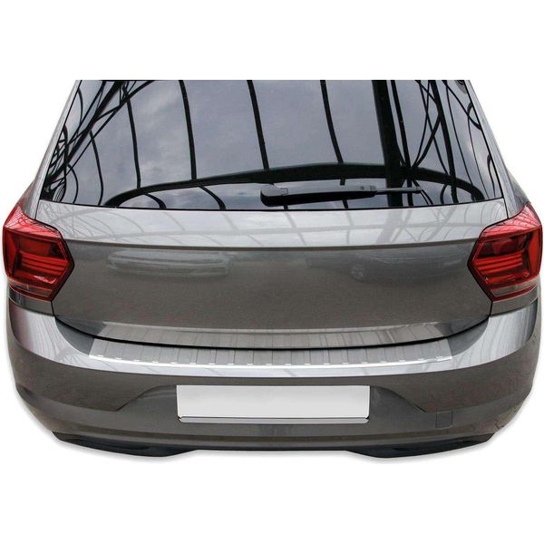 Protezione Paraurti In Acciaio Inox Opaco Per Vw Polo Vi | Tipo Aw | Bj Da Bj 2018>-image