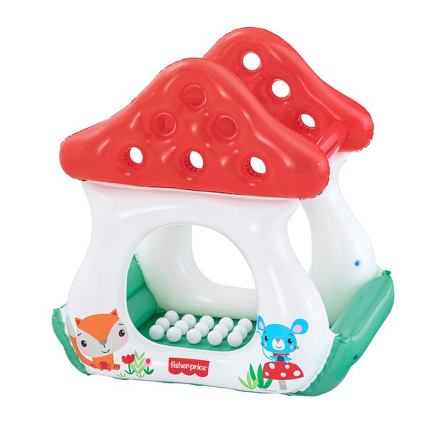 Bestway® Fisher-Price™ Merry Mushroom™ Piscina Con Palline 107 X 91 X 110 Cm-image