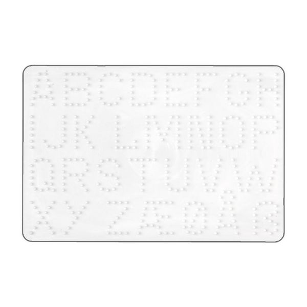 Hama BüGelperlen 272 Hama Stiftplatte "Buchstaben - Abc"", Weiß"-image