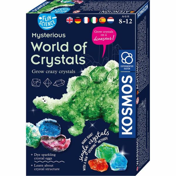 Kosmos Fun Science Geheimnisvolle Kristallwelt / World Of Crystals, Experimente, Mehrsprachig, 616571-image