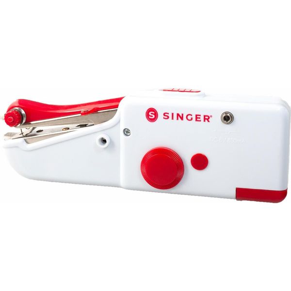Singer Stitch Sew Quick Mini Mechanical Sewing Machine Aa Battery White-image