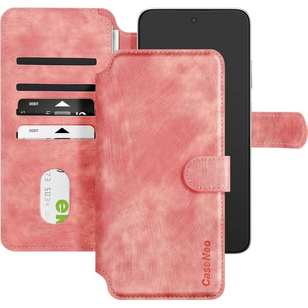 Avizar, Custodia Magsafe Per Smartphone Fino A 6,9 Pollici, Stile Portafoglio Pieghevole, Rosa Chiaro-image