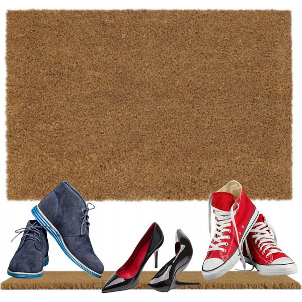 Relaxdays 10014666_0 Relaxdays Kokosmatte Braun 40,0 X 60,0 Cm-image