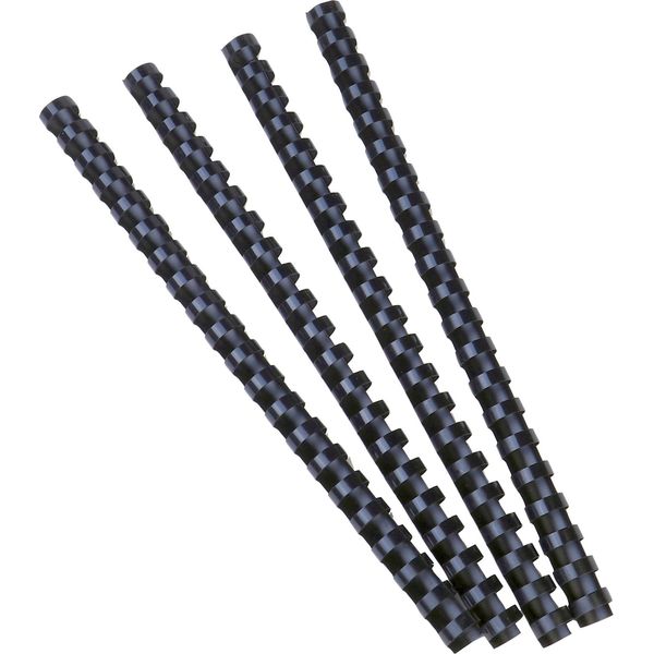 Exacompta Scatola 100 Spirali 12 Mm In Pvc Per Rilegatura Din A4 Nero-image