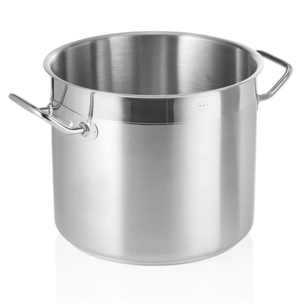 Pentola Professionale In Acciaio Inox Pentola Per Carne Con Coperchio 15,0 Litri ØXh: 28 X 25 Cm-image