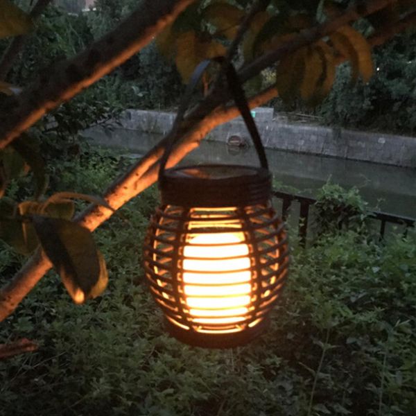 Led Lanterna Solare Impermeabile A Candela-image