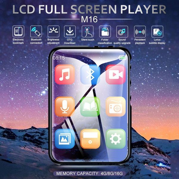 M16 Lettore Musicale MP3 Bluetooth MP4 Senza Fili-image