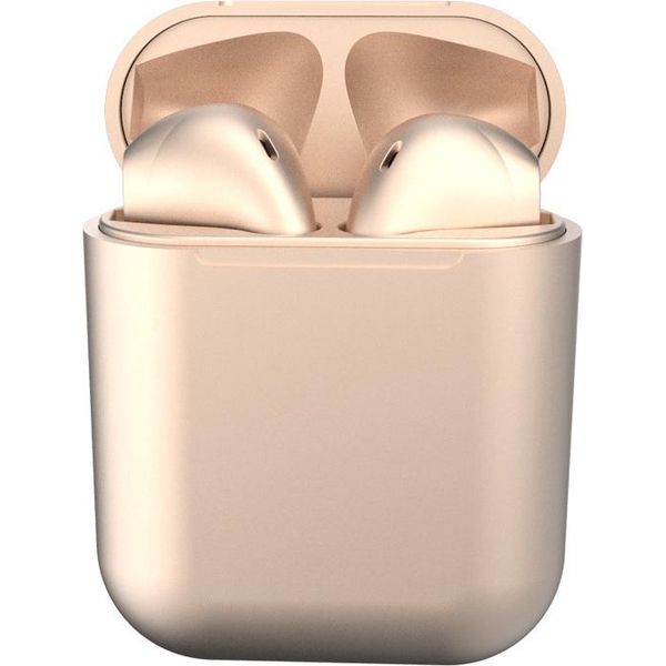 I12 Tws Bluetooth 5.0 Cuffie Auricolari Per Telefono Oro Champagne-image