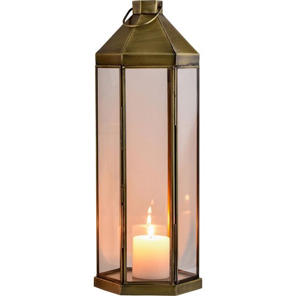Lanterna Decorativa Vintage A Vento Porta Tea Light Arada Large-image
