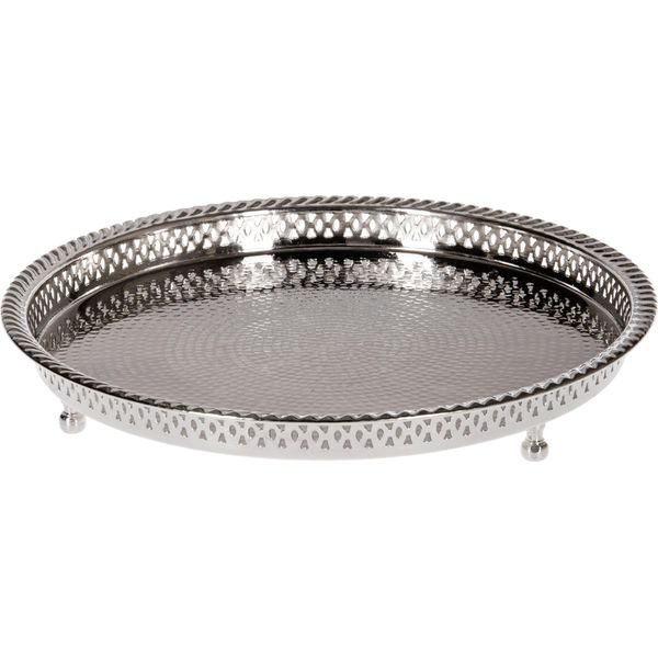 Vassoio Orientale In Argento Mahra 37 Cm-image
