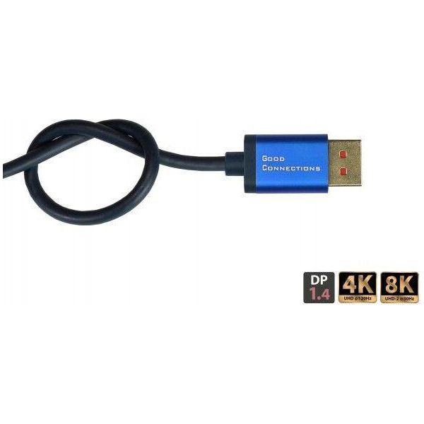 Good Connections 4814-SF030B Good Connections Kabel Smartflex DP1.4 Blau 3M-image