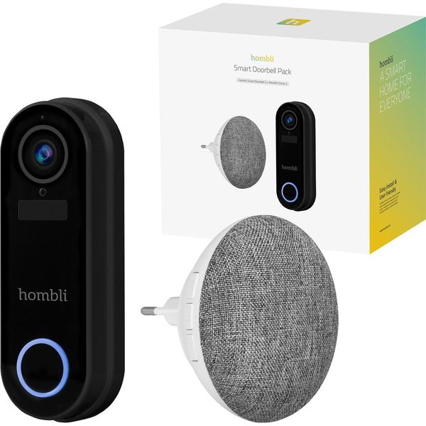 Hombli Smart Doorbell 2 - Campanello Video A 1080P E Suoneria In Confezione Promozionale-image