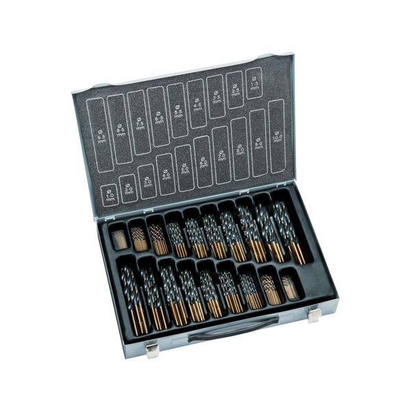Maykestag Spiralbohrer D338N Hss 1,0-10,0, 170 Tlg.Alpen ; Alpen-Maykestag (810170100)-image
