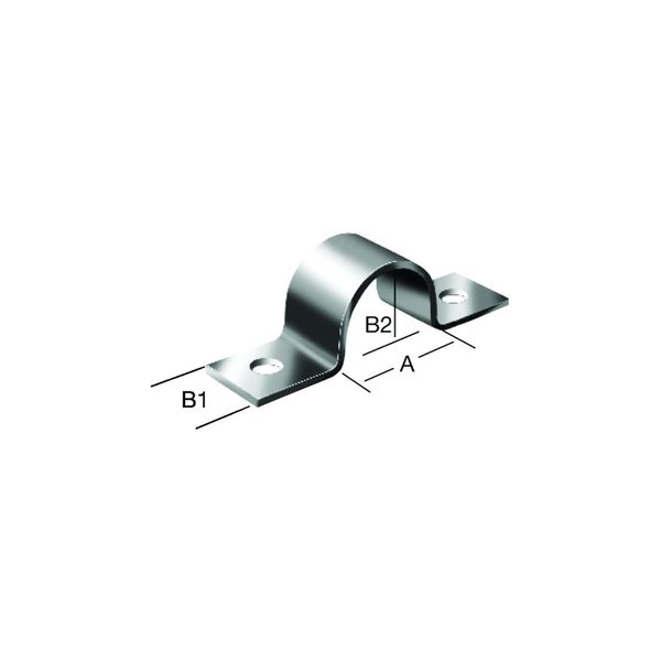Vormann Rohrschelle Zum Anschrauben 19X15X16 Mm Stahl, Verzinkt (000168019Z)-image
