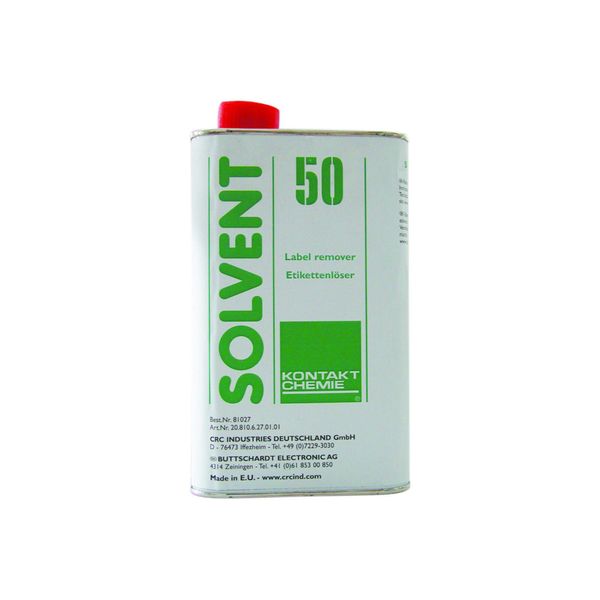 Kontakt Chemie Kc EtikettenlöSer FlüSsig Solvent 50, 1 Liter Dose ; Crc Industries (81027-AA)-image