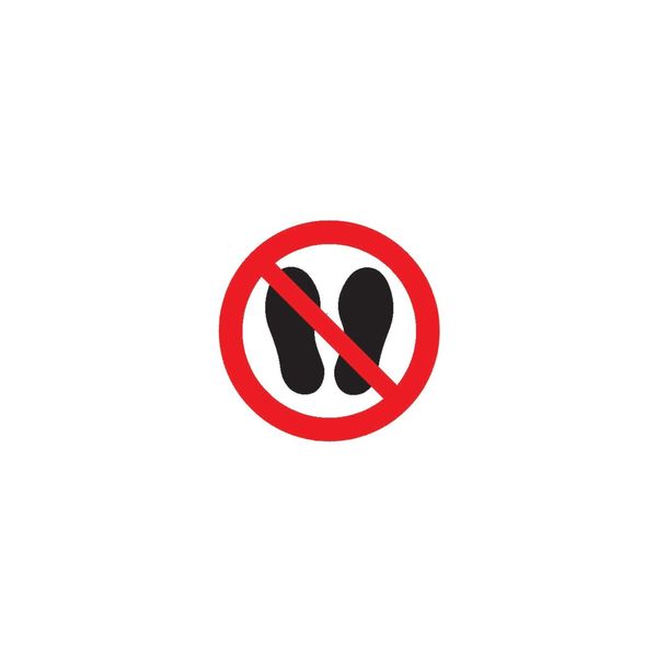 Safetymarking Verbotsschild Folie D100 Mm Betreten Der FläChe Verboten ; Wolk (21.1097)-image