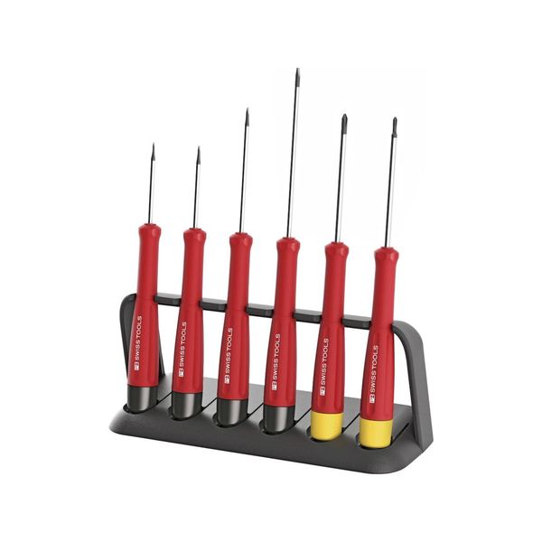 PB Swiss Tools Elektronik-Schraubendreher-Satz 6-Teilig Schlitz/Ph (Pb 8641)-image