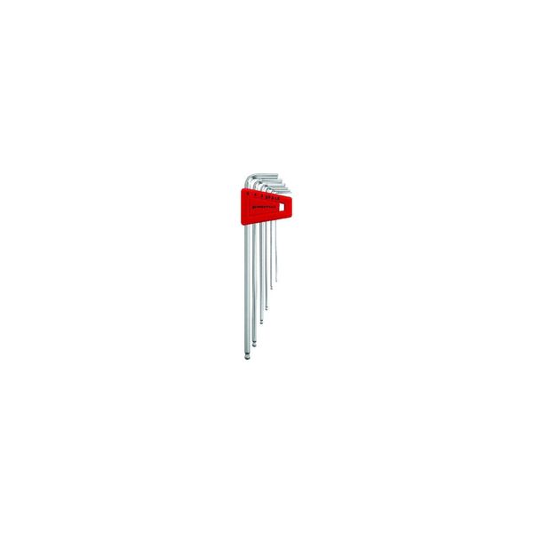 Pb Swiss Tools Winkelschraubendreher- Satz Im Kunststoffhalter 6-Teilig 1,5-5Mm Lang Kugelkopf (Pb 212.LH-5)-image