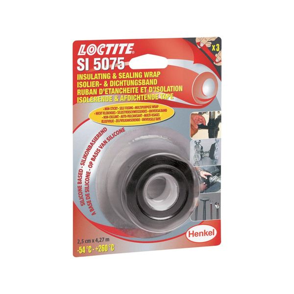 Loctite Si 5075 Reparatur Band Schwarz/Rot 4,27M Bl (1808110)-image