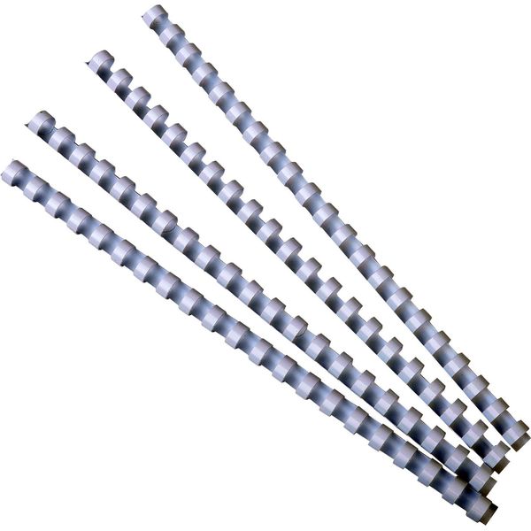 Exacompta Spirali 12 Mm Pvc 25 Pezzi Din A4 Bianco Per Un Massimo Di 90 Fogli-image