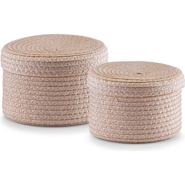 Zeller Set Di Cesti Da 2 Pezzi Naturale Cesto Portaoggetti Cesto Portaoggetti Cesto Portaoggetti-image
