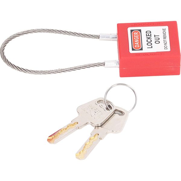 Blocco Tagout, Lucchetto Di Sicurezza Lockout Tagout, Lucchetto Elettrico Lockout, Lucchetto Di Sicurezza, Lucchetto Di Sicurezza Lockout, Lucchetto Del Cavo Lockout-image