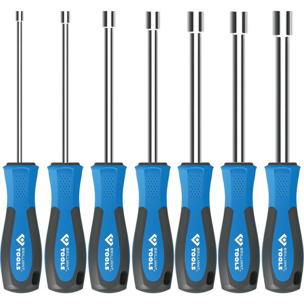 Brilliant Tools Set Di Cacciaviti A Bussola 7 Pezzi 5 - 12 Mm - BT031070-image