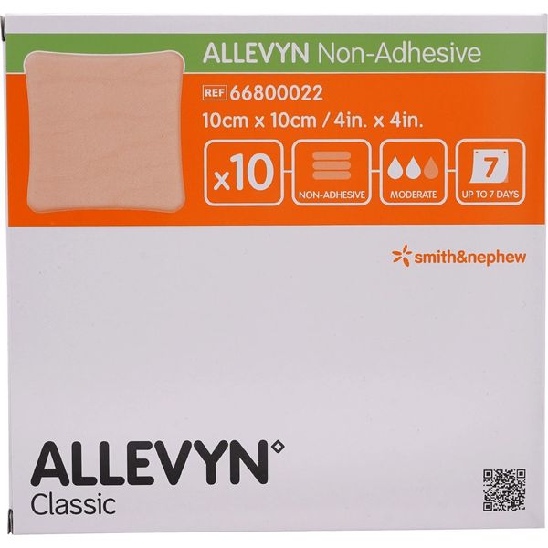 Allevyn Non Adesivo 10X10 Cm Medicazione Per Ferite 10 Pz-image