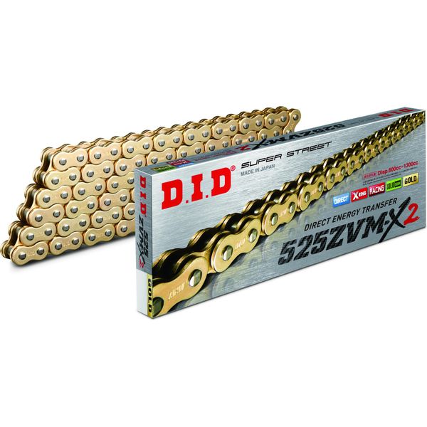 Catena Did X-RING ZVMX2 Aperta 124 Maglie 525 Oro Chiusura Rivetto-image