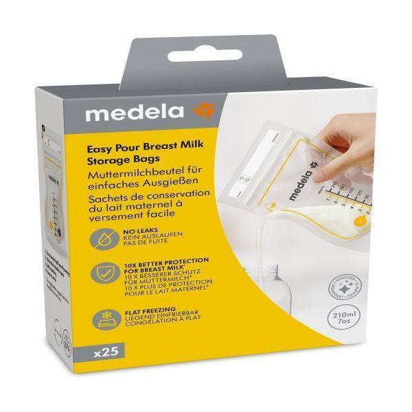 Medela Easypour Sacca Per Latte Materno 210 Ml 25 Pz-image
