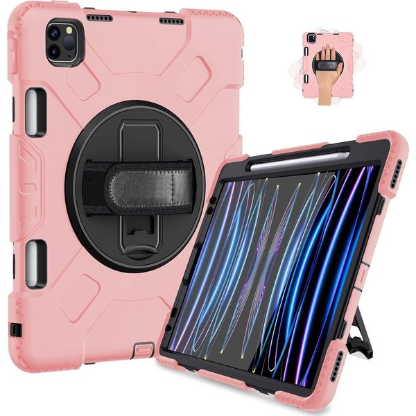 Custodia Per Ipad Pro 11 Con Supporto Girevole E Penna Stilo Space Pink-image