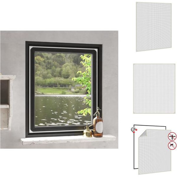Vidaxl Zanzariera Magnetica Per Finestre Bianca 100X120 Cm - Zanzariera-image
