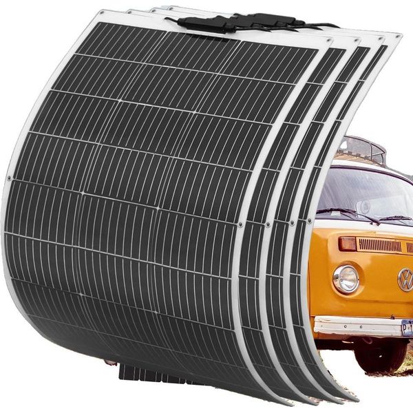 Pannello Solare Da 100W, Flessibile E Leggero, Alta Efficienza 24%, 100W 4Pcs-image