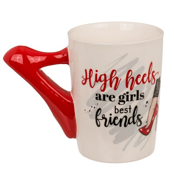 Tazza "I Tacchi Alti Sono I Migliori Amici Delle Ragazze"" 13,9 X 11 Cm"-image